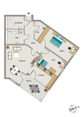 Foto - 3.5 Zimmer Etagenwohnung zur Miete in Essen