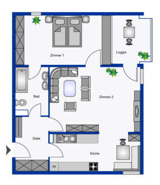 Foto - 2 Zimmer wohnung zu vermieten in der Dietzenbach