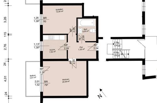 Foto - Praktische 2-Zimmer-Wohnung mit Westbalkon in ruhiger Lage