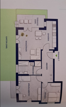 Foto - Moderne 3-Zimmer Wohnung mit Garten und Terrasse