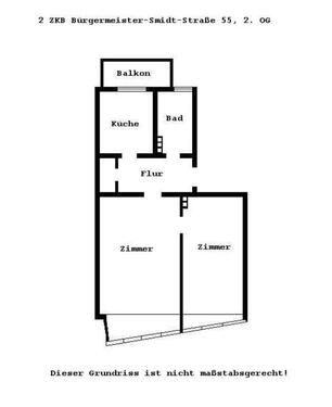 Foto - 2 Zimmer Etagenwohnung zur Miete in Bremerhaven