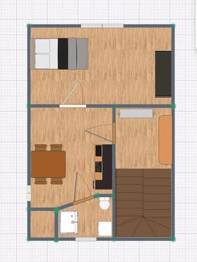 Foto - 1 Zimmer Wohnung, Memmingen Zentrum Teilmöbeliert mit Einbauküche