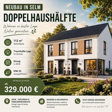 Foto - Doppelhaushälfte in Selm - 329.000,00&nbsp;EUR Kaufpreis, ca.&nbsp; 112,00&nbsp;m&sup2;