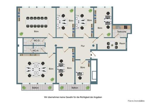 Foto - Bürofläche im 1. Obergeschoss mit ca. 168m² in Top Lage von Hannover