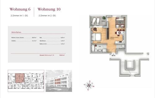 Foto - 1 Zimmer Etagenwohnung in Offenburg