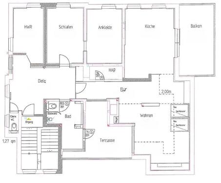 Foto - 2 Zimmer Dachgeschoßwohnung zur Miete in Zwickau