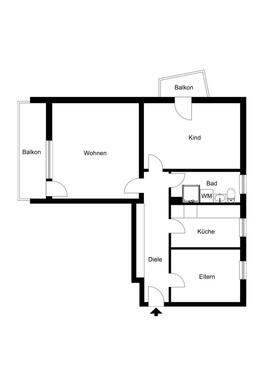 Foto - 3 Zimmer Etagenwohnung zum Kaufen in Neubiberg