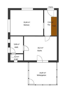 Foto - 1 Zimmer Doppelhaushälfte zum Kaufen in Bockhorn