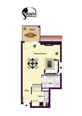 Foto - Etagenwohnung in Kirchberg an der Jagst