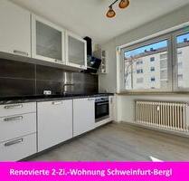 Reizend renovierte 2-Zi.-Wohnung mit Balkon und Einbauküche, SW-Bergl zur Vermietung - Schweinfurt Bellevue Reizend renovierte 2-Zi.-Wohnung mit Balkon und Einbauküche, SW-Bergl zur Vermietung - Schweinfurt Bellevue