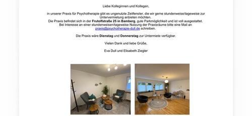 Foto - Praxisräume zur Untermiete - 17,00&nbsp;EUR Kaltmiete,