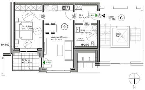 Foto - 2 Zimmer Etagenwohnung in Lienen