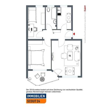 Foto - 3 Zimmer Etagenwohnung zur Miete in Kassel