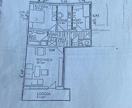 Foto - 3-Zimmer Wohnung in Gunzenhausen Südstadt