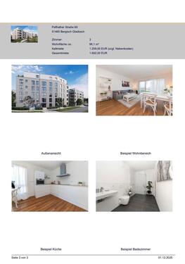 Foto - 3 Zimmer Etagenwohnung in Bergisch Gladbach