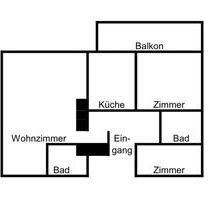3 Zimmer DG Mietwohnung in Steinheim