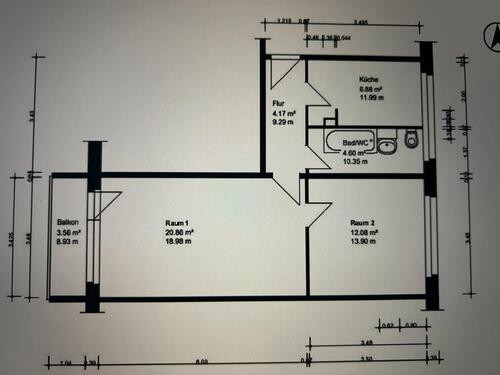 Foto - Wohnung Mietwohnung Etagenwohnung 3. Etage