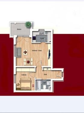 Foto - Zweizimmerwohnung in optimaler Lage mit gehobener Ausstattung