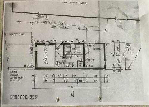 Foto - Dettelbach 95qm Haus, 3ZW, EBK, WC, Dusche, Wanne, Gastherme