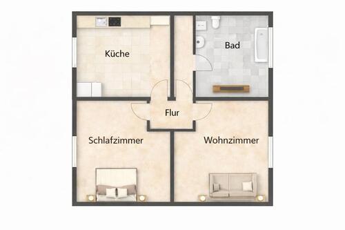 Foto - 2 Zimmer Etagenwohnung in Mühlau