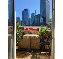 Möbliertes 2-Zi-Apartment im Westend | Skylineblick & Sofortbezug - Frankfurt am Main Bockenheim