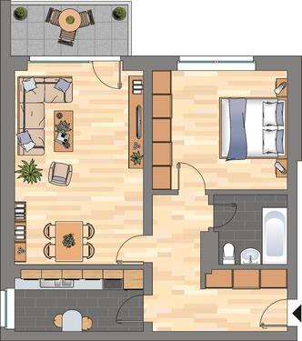 Foto - 2 Zimmer Etagenwohnung in Düsseldorf