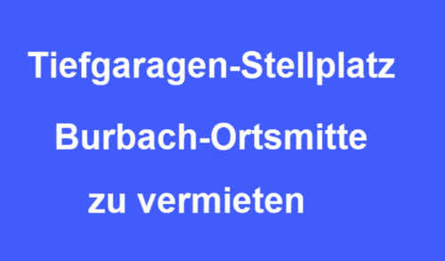 Foto - Garagenstellplatz kurzfristig zu vermieten