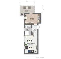 Sonnige Wohnung mit Dachterrasse und Wasserblick - Greifswald