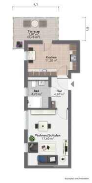 Foto - Etagenwohnung zur Miete in Greifswald