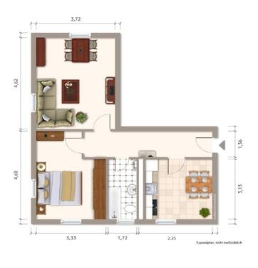 Foto - Etagenwohnung in Ronneburg zur Miete