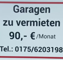 Ab sofort: Freie Garage in BremerhavenGeestemünde!