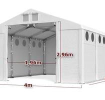 Ganzjähriges Lagerzelt 4x6x2,5 mit Belichtung Carport Garagenzelt - Görlitz