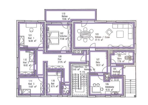 Foto - 5 Zimmer Etagenwohnung in Höfen an der Enz
