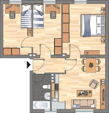 Foto - 3 Zimmer Etagenwohnung in Montabaur