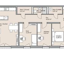 Traumhafte 4-Zimmer Wohnung -Neubau- - Braunschweig Heidberg-Melverode