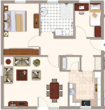 Foto - Moderne 84 m² 3-Zimmer Erdgeschosswohnung zu vermieten