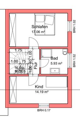 Foto - 3 Zimmer Einfamilienhaus zur Miete in Stadtallendorf
