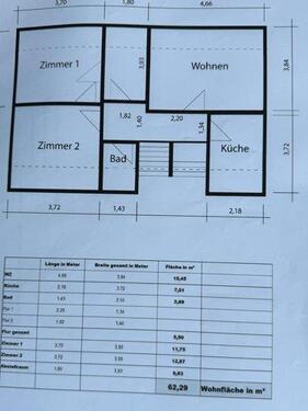 Foto - Die 3,5-Zimmer-Dachgeschosswohnung befindet sich im 2. OG