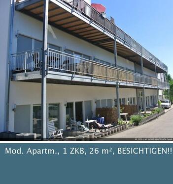 Foto - Mod. Apartm. Nähe Uni Bhf. * 1 ZKB, ca. 26 m², ruhig & modern, 01.01.26