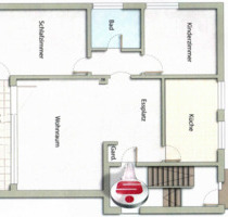 Sehr schöne 3 ZI-Wohnung mit Balkon - Lage