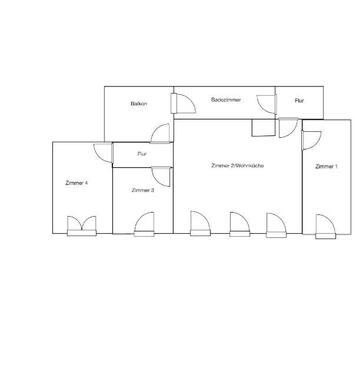 Foto - 4 Zimmer Etagenwohnung in Halle (Saale)