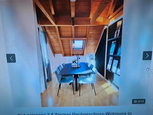 Foto - 2.5 Zimmer Dachgeschoßwohnung zur Miete in Renningen