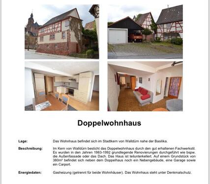 Foto - 11 Zimmer Mehrfamilienhaus, Wohnhaus zum Kaufen in Walldürn