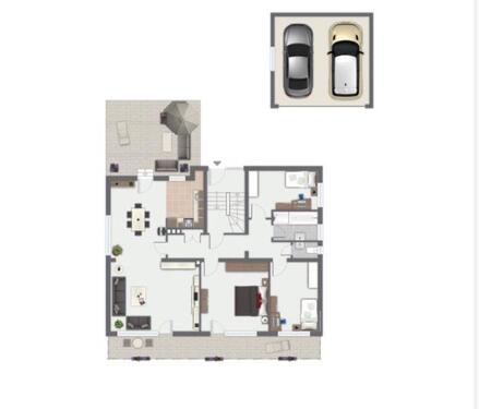 Foto - 4 ZKB EG Wohnung in Wettenberg Wißmar