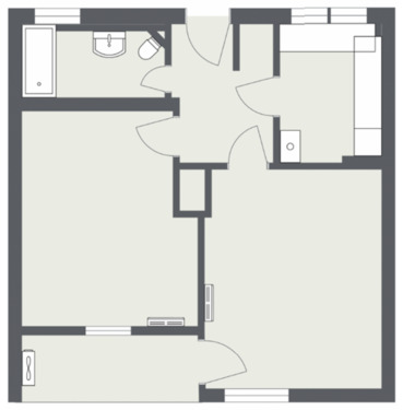 Foto - Etagenwohnung zur Miete in Großenkneten