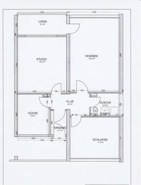 Foto - Wohnung in Do-Wellinghofen - 890,00 EUR Kaltmiete,