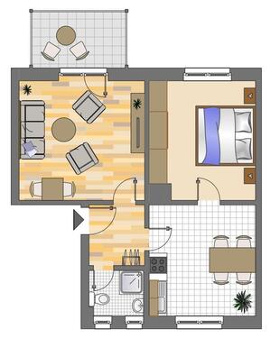 Foto - Erdgeschoßwohnung in Hagen zur Miete