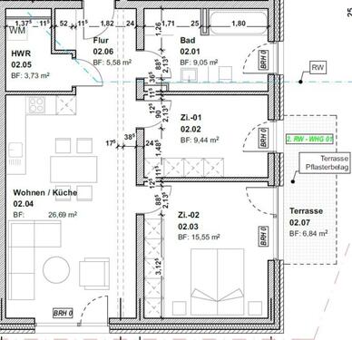 Foto - Helle 3-Zimmer-Wohnung mit Terrasse und Garten in zentraler Lage