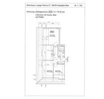 SZ-Bad: 3-Zi Kü Bad, 79,5qm, 3.OG (o.Fahrstuhl),hell, renoviert, - Goslar Immenrode