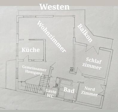 Foto - 3 Zimmer Etagenwohnung zur Miete in Weinheim